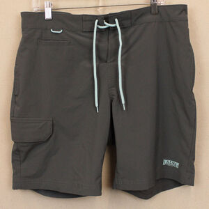 Duluth Flex Bull Moose 9" grey board shorts-34